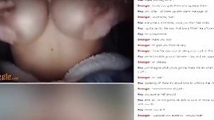 Fit moaning slut with pierced nipples cums hard