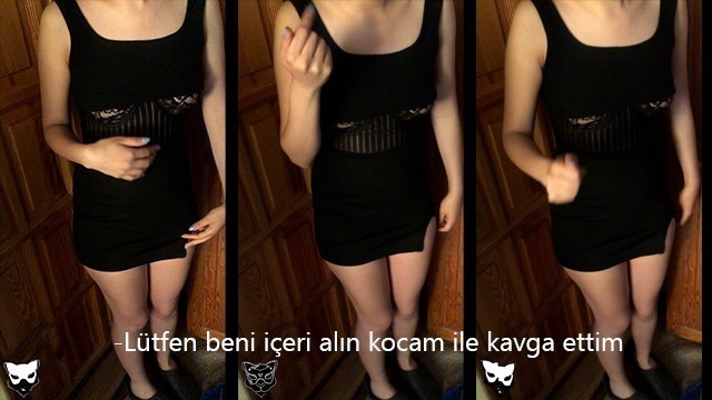 Kocasından Kaçan Seksi Komşum Bana Sığındı - KONUSMALI - my Sexy Neighbor who Ran away from her Husb