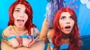  escena De Película Kraken vs Sirena Dreamworks - Chelsea Sirenita Cosplay Hentai (ARIEL)