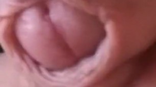 Cum in mouth, closeup