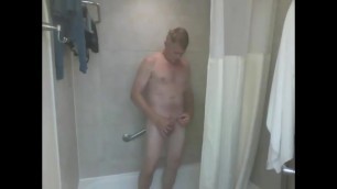 daddy takes a shower