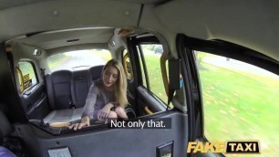 Fake Taxi New driver fucks hot blonde passengers wet pussy