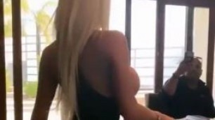 estado instagram nicolette shea moviendo el orto y cosinando