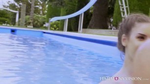 Stella Cox & Mary Kalisy skinny dipping