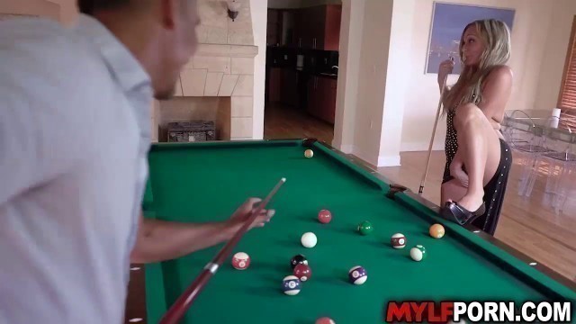 Tucker Stevens just loves playing billiards while getting drilled by a giant meaty dick.