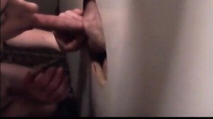 Glory Hole Surprise Premature Cum