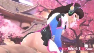 3D DVa With Huge Nice Tits From Overwatch Best Of Sex And Anal